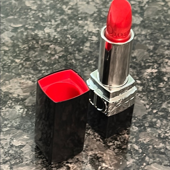Christian Dior Rouge Dior Lipstick Red Shade 999 Metallic NWOT LUXURY Gifts RED - Picture 13 of 13